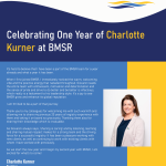 Celebrating One Year of Charlotte Kurner at BMSR